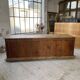 XXL solid oak counter sideboard