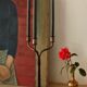 Wrought iron candlestick
