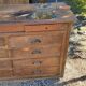 Former grocery counter from the 1900s 14 drawers