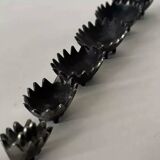 Famille de 6 Hérissons en métal par Walter Bosse, design 1950