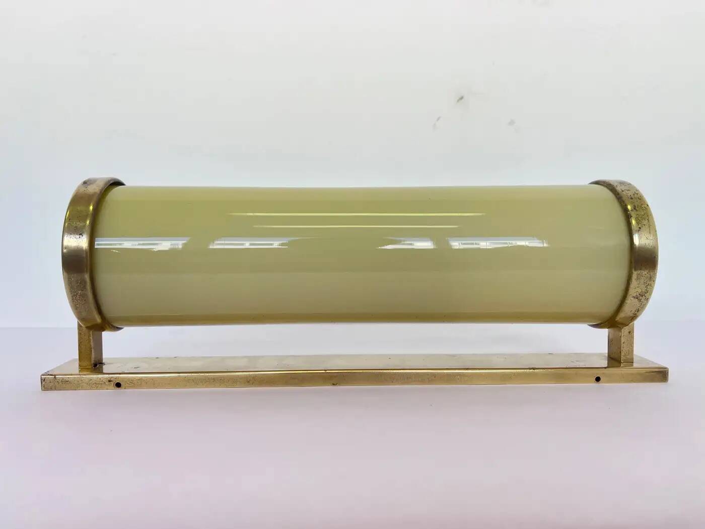 Applique murale en laiton de style Bauhaus, années 1930 - Tchécoslovaquie