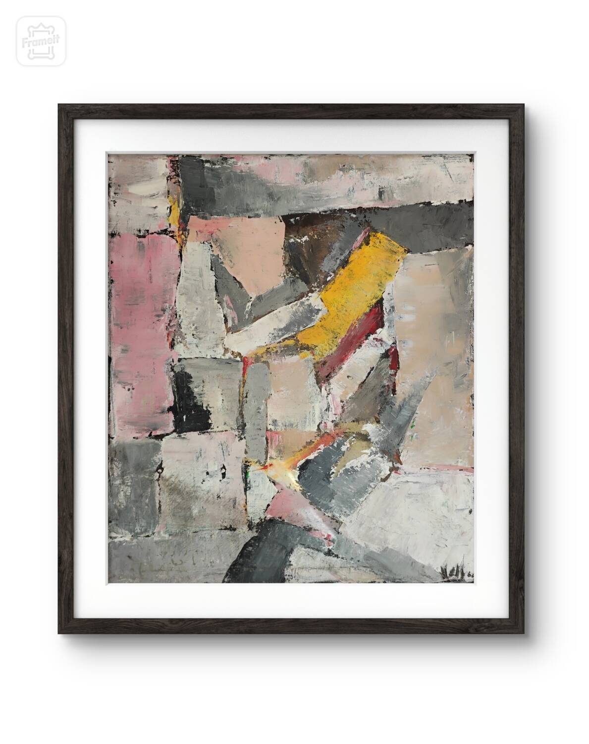 Old painting dated 1966