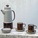 Ensemble théière japonaise avec tasses