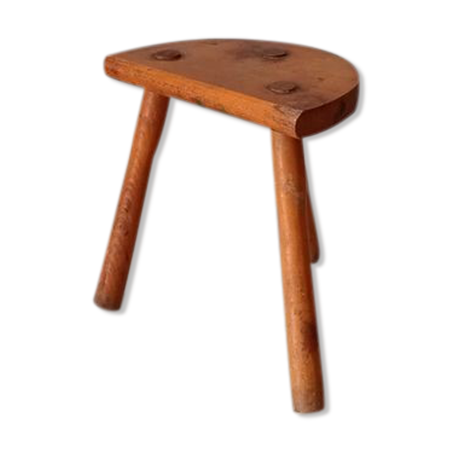 Tripod stool in solid wood years 40/50