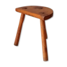 Tripod stool in solid wood years 40/50