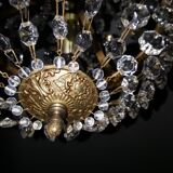 Hot air balloon chandelier with tassels