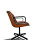 Charles Pollock Knoll Office Chair Patinated Camel Leather
