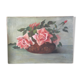 Oil on canvas signed on chassis, early 20th century