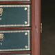Elegant notary's cardboard box in mahogany, early 20th century.