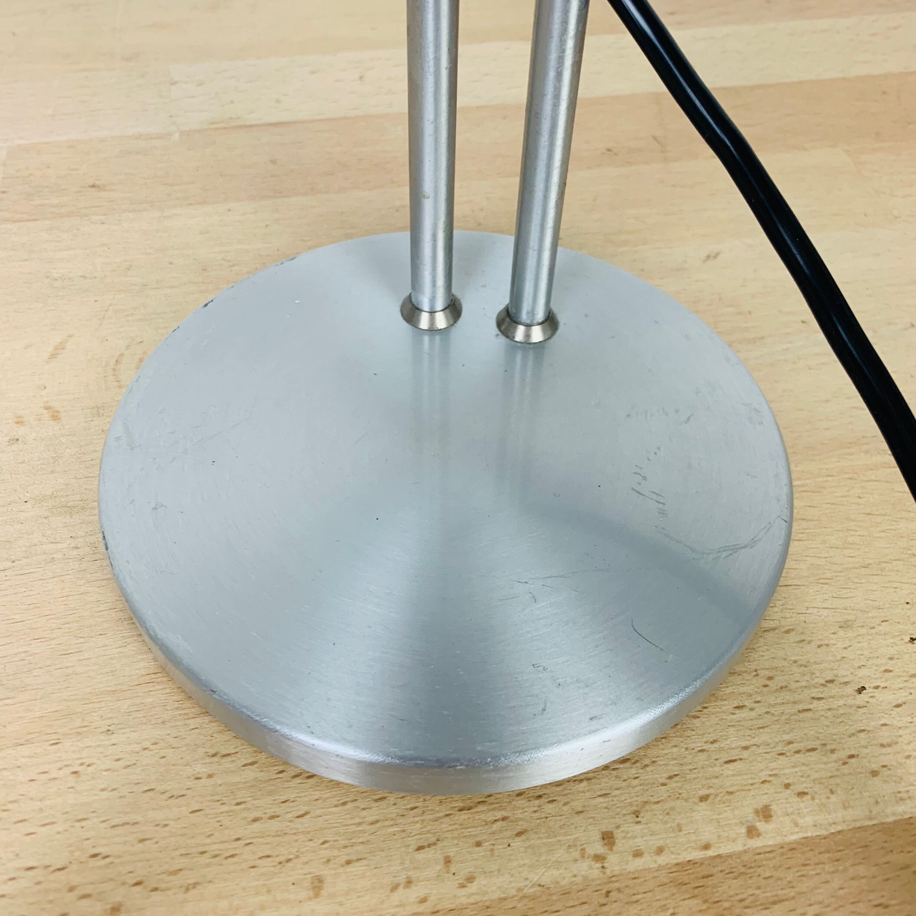 Spot lamp eyeball brushed aluminum 70s