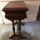 Table travailleuse en acajou debut XXeme