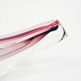 Mid-century Glass Bowl,designed Josef Hospodka for Chribska,1960's.