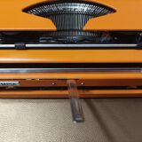 Olympia typewriter, orange
