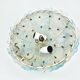 Small Barovier Toso Murano glass ceiling light, 1950s