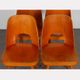 Suite of 4 vintage chairs by Oswald Haerdtl for Ton, 1960