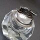 Briquet de table verre à facettes vintage 70 s