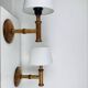 Pair of Scandinavian wall lights from the 1960s.