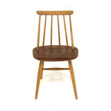 Set de 4 chaises "Fanett" en teck par Ilmari Tapiovaara, Suède, 1960