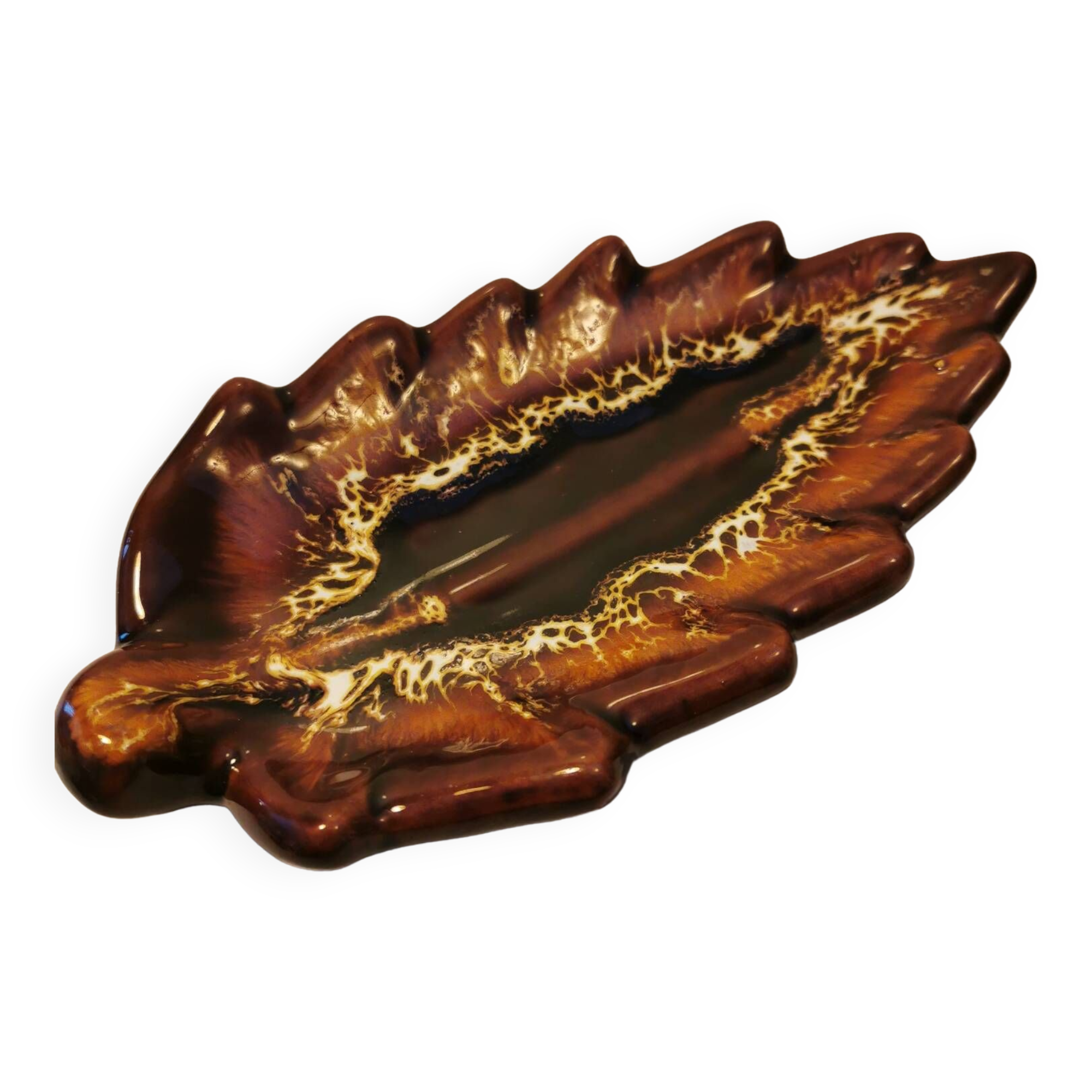 Vallauris, flat / leaf shape pocket