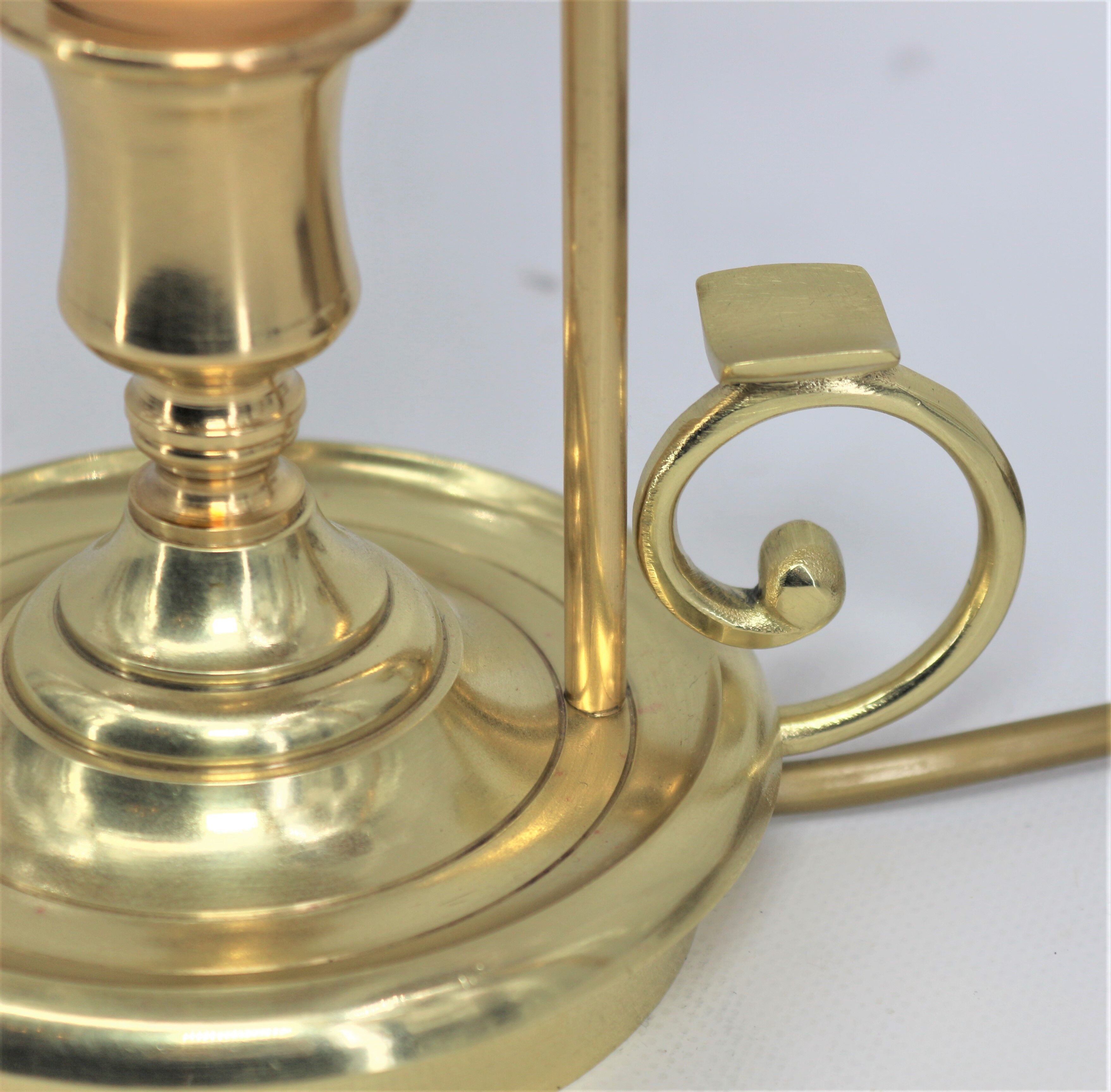 Bottled water bottle in the style of empire bronze conical lampshade