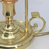 Bottled water bottle in the style of empire bronze conical lampshade