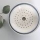 U&Cie Sarreguemines sponge holder, Terre de Fer, mid-19th century, French antique