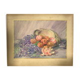 Watercolor of the 1900s by A. Bassée