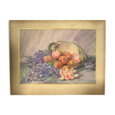 Aquarelle des années 1900 signé A. Bassée