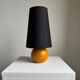 Lampe de table en teck vintage de style mid-century modern