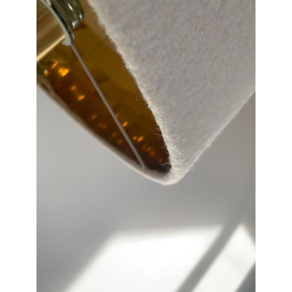 Lot of 2 gold and blue murano glass table lamp