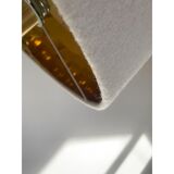Lot of 2 gold and blue murano glass table lamp