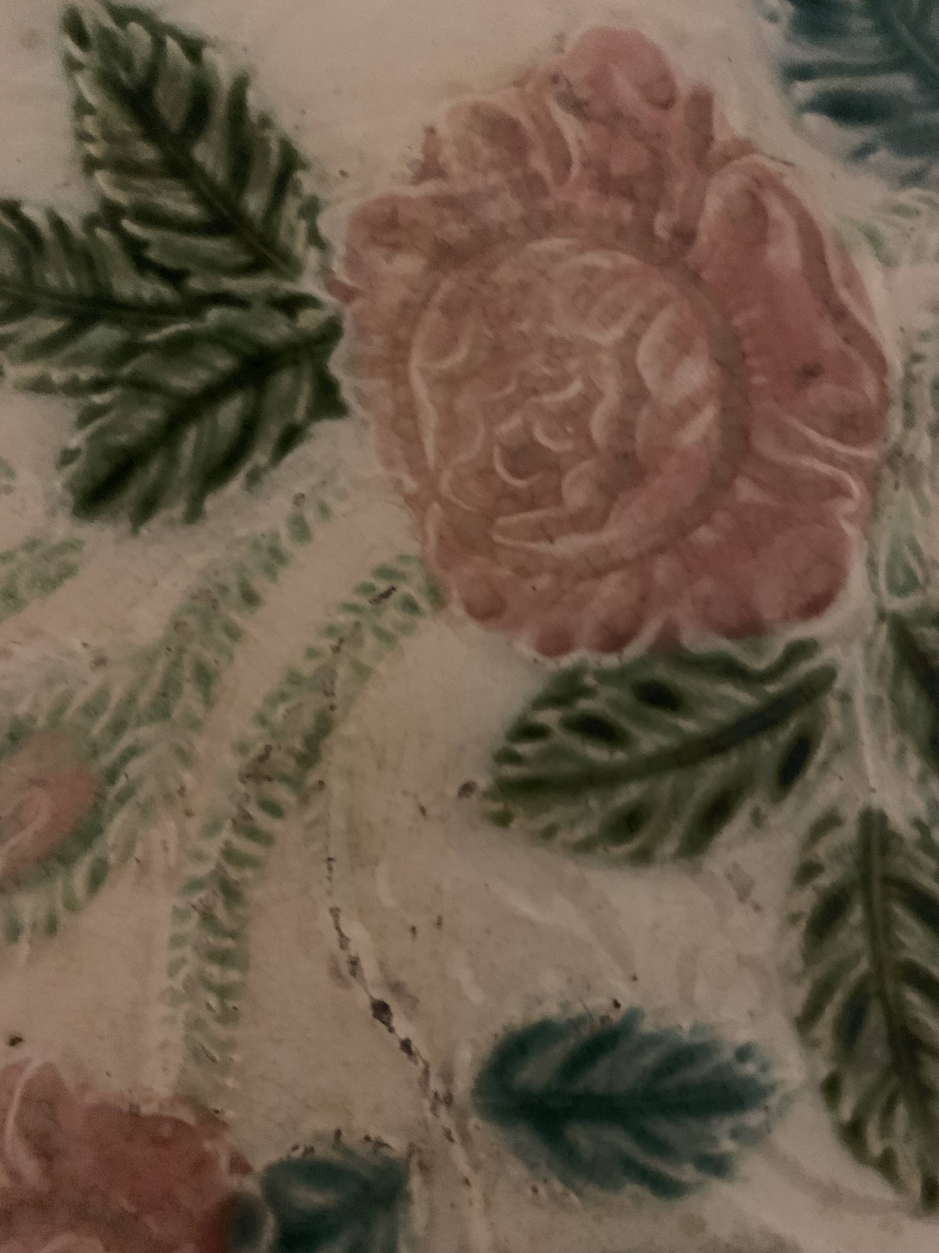 Slurry plate pattern roses