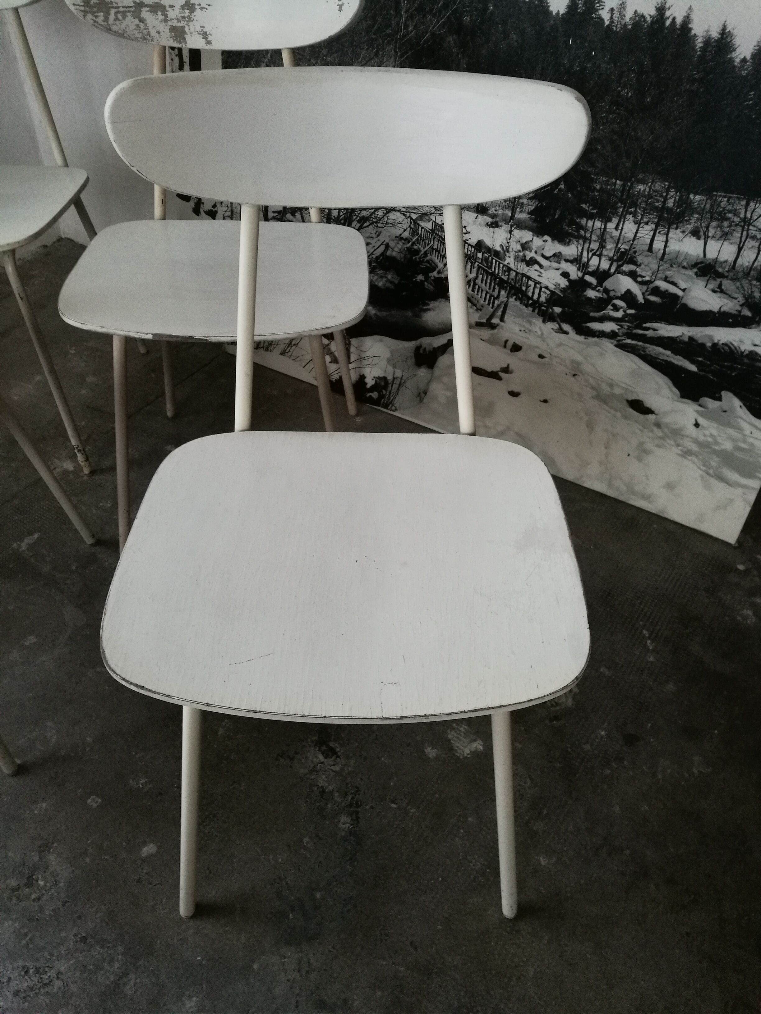 Set of 4 hiller vintage chairs