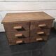 Antique workshop furniture with 6 drawers