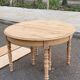 Renovated Louis Philippe round extendable dining table 118-200cm 19th century