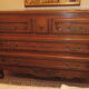 Louis xv style solid oak chest of drawers