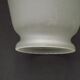 Set of 2 French Mid-Century Frilled White Glass Chandelier Shades