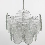 J.T. Kalmar Vienna Lustre Mid-Century in Glazed Glass, Austria, 1960s