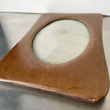 Cadre en bois dimensions 20 cm x 14,5 cm Verre convexe