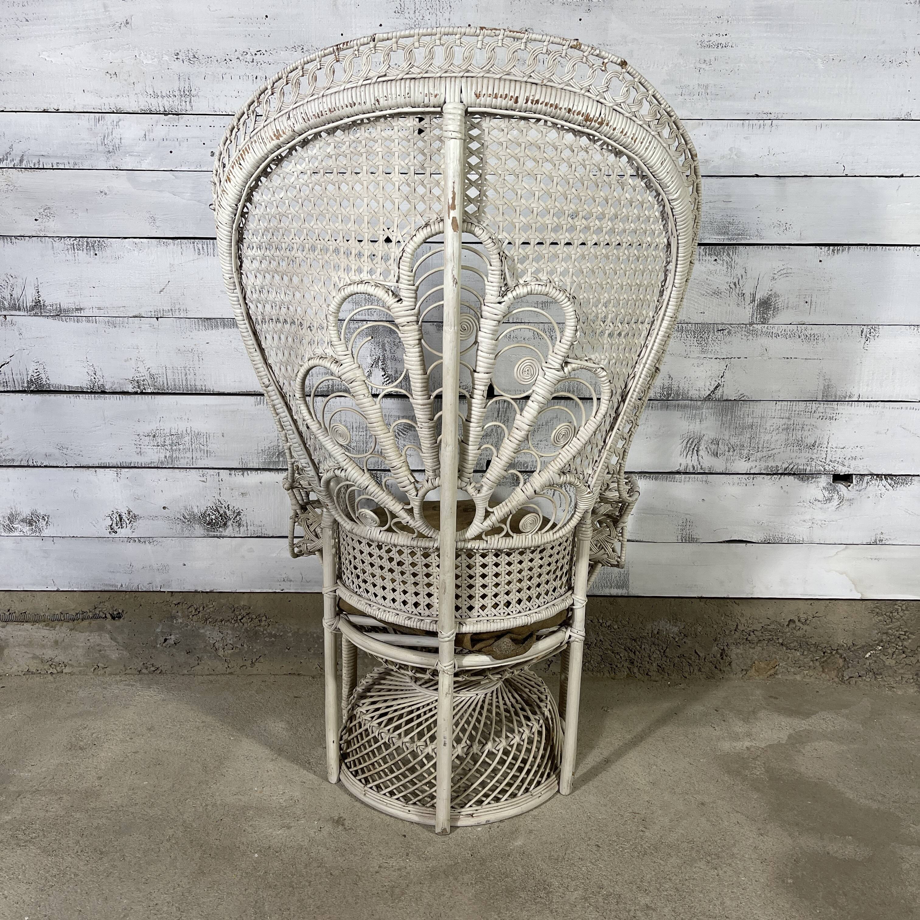 Emmanuelle Peacock armchair