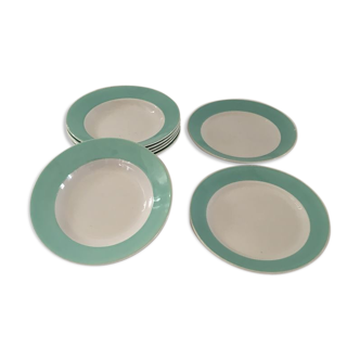 Assiettes Lunéville collection Mint