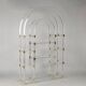 Vintage plexiglass étagère by Charles Hollis Jones, 1970s