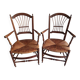 Paire de fauteuils anciens provençaux fin XIXème