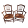 Paire de fauteuils anciens provençaux fin XIXème