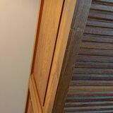 Filing cabinet with curtain