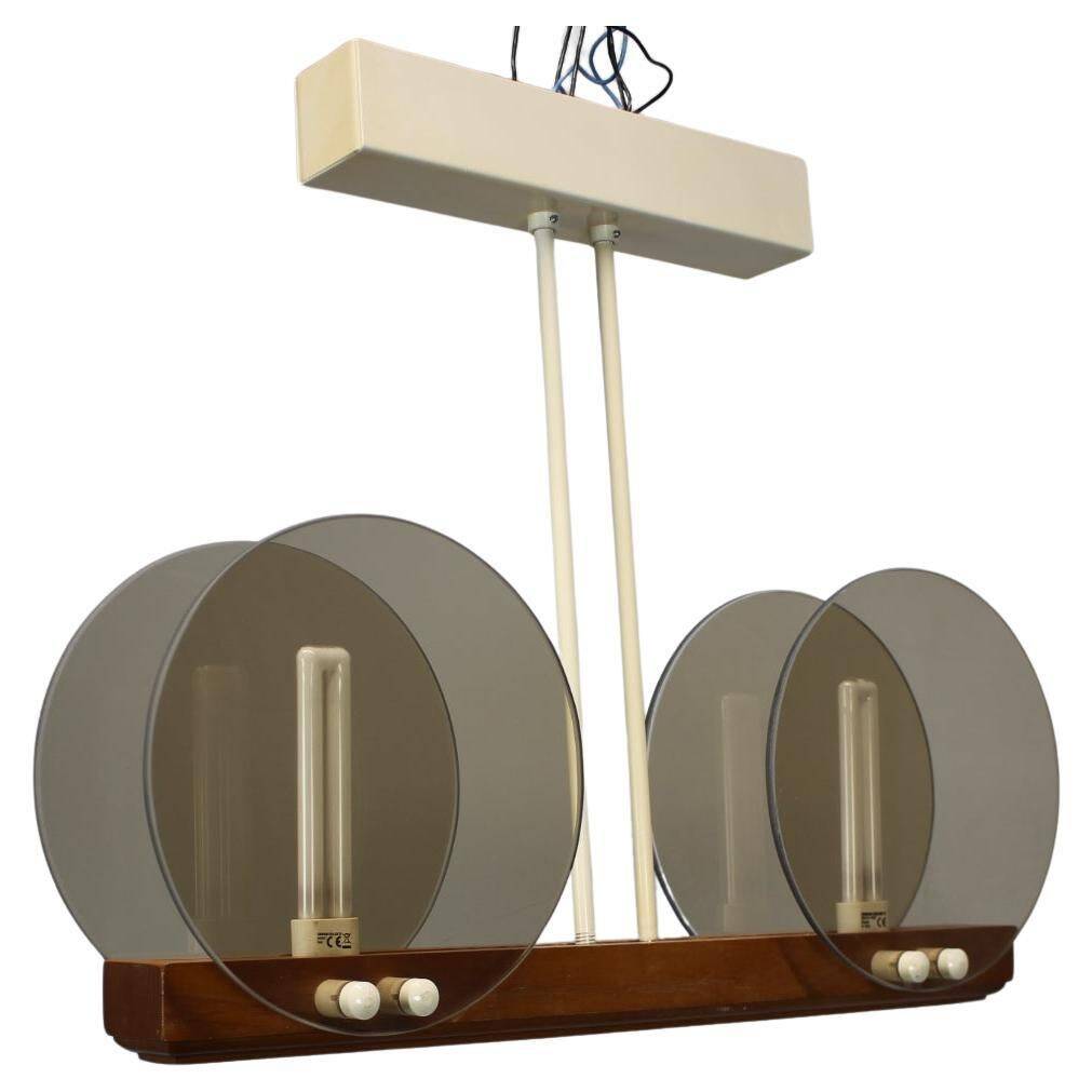 Vintage chandelier by Inva Litomerice, 1980s