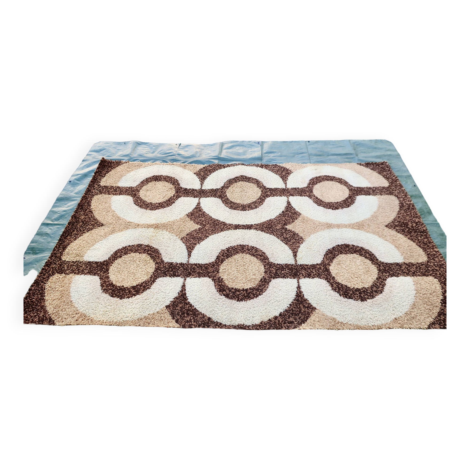 Vintage Design Rug 1970's Wool 2 x 3 m