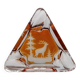 Amber Bohemian Crystal (Overlay) – Deer Ashtray/Pouch