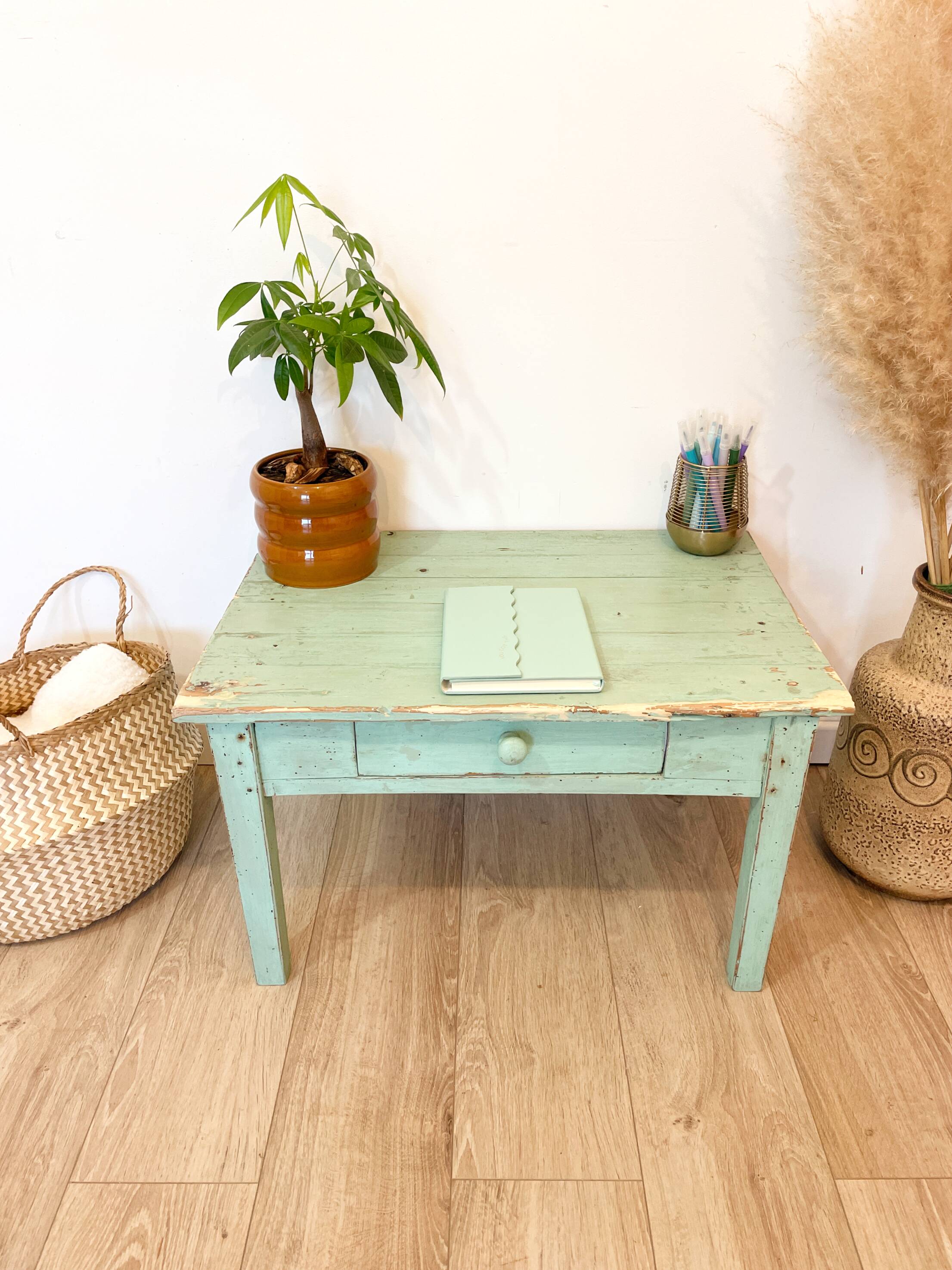 Mini table de ferme - Bureau enfant / Table d'appoint