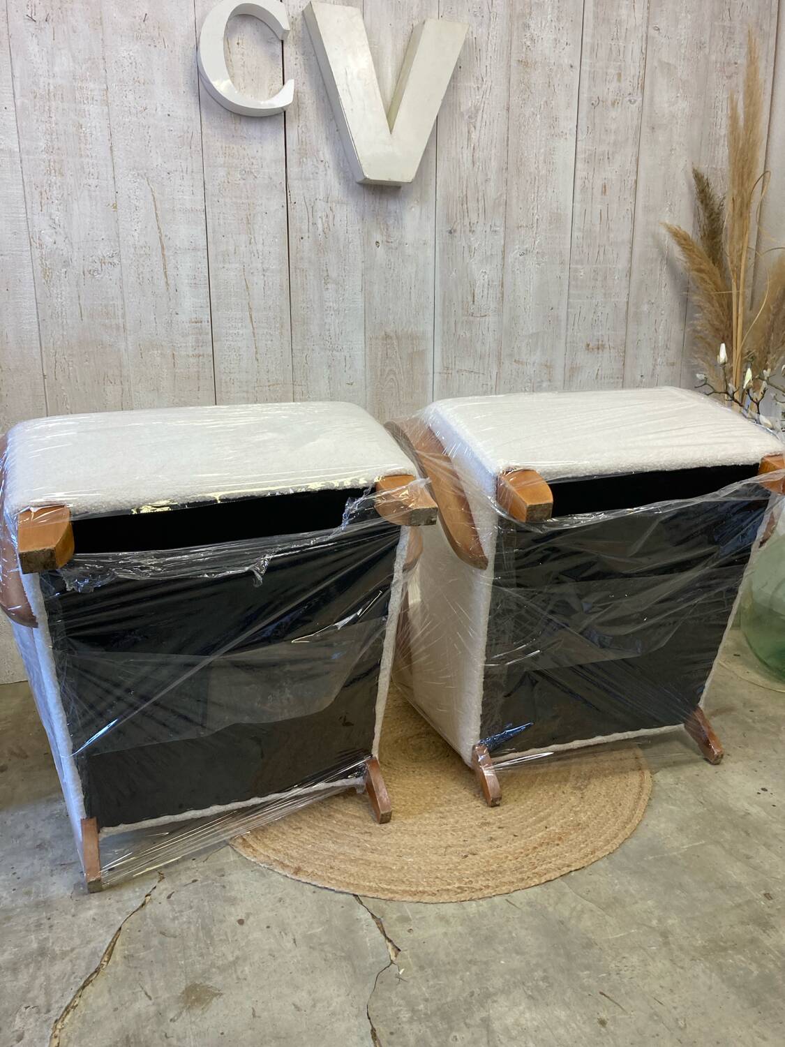 Pair of vintage armchairs